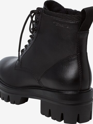 TAMARIS Lace-Up Ankle Boots in Black