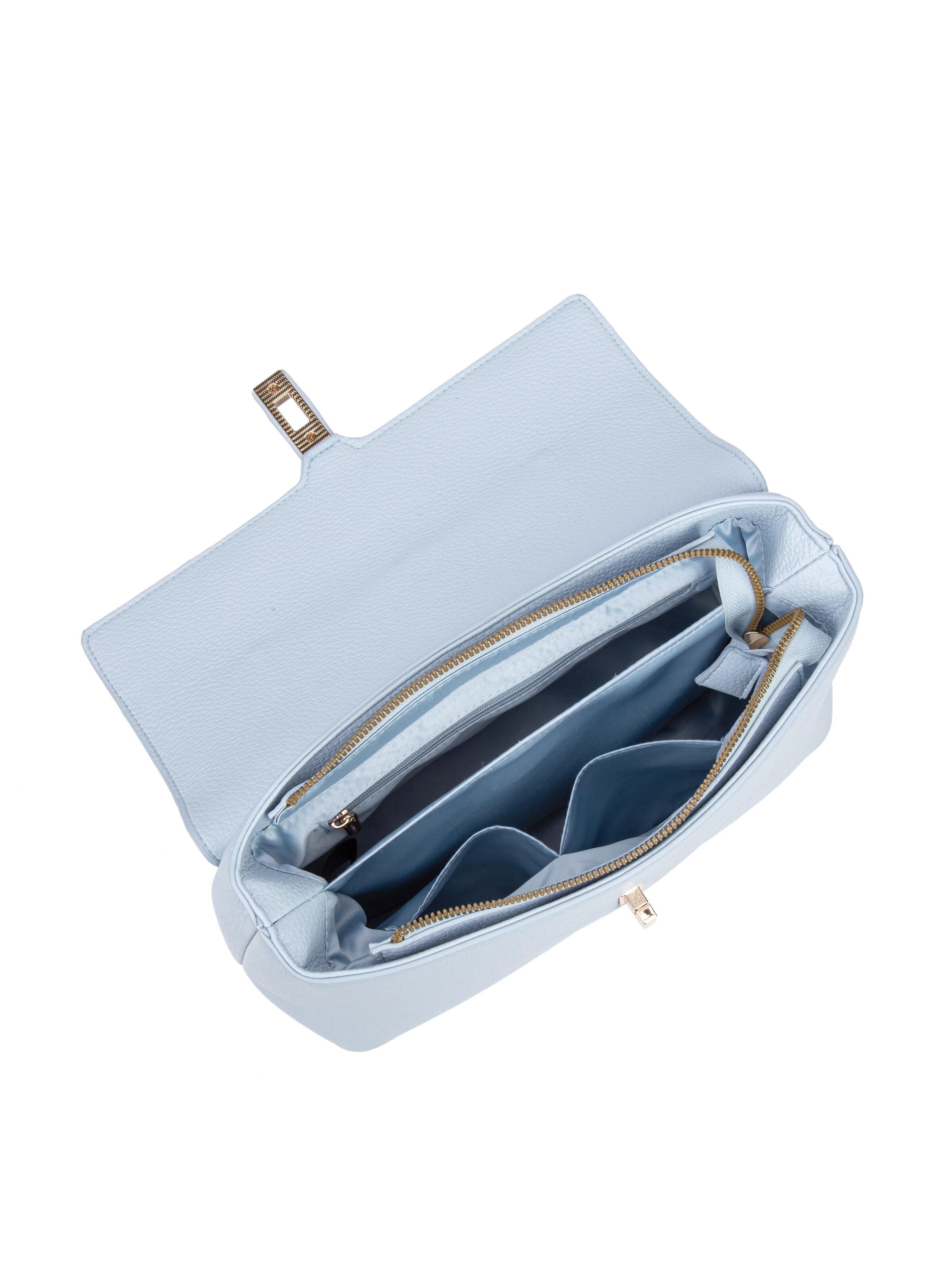 Borsa a mano 'Borsa a Mano Donna Pelle Vegana PU con Girello e Tracolla Rimovibile' di Diana&Co. in blu