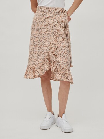 VILA Skirt 'Sunny' in Beige: front