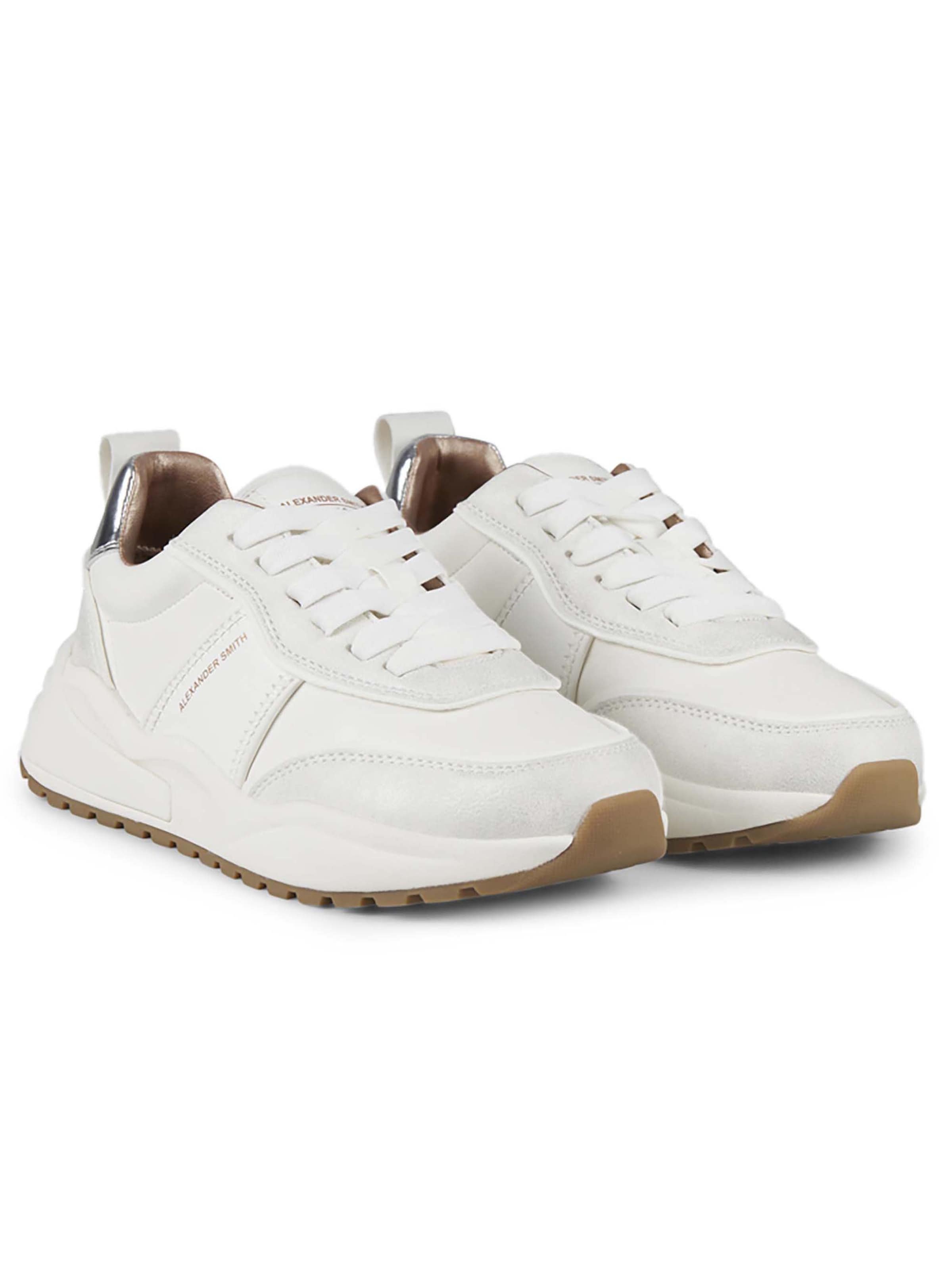 Baskets basses 'Eco-Dover Woman' Alexander Smith en blanc