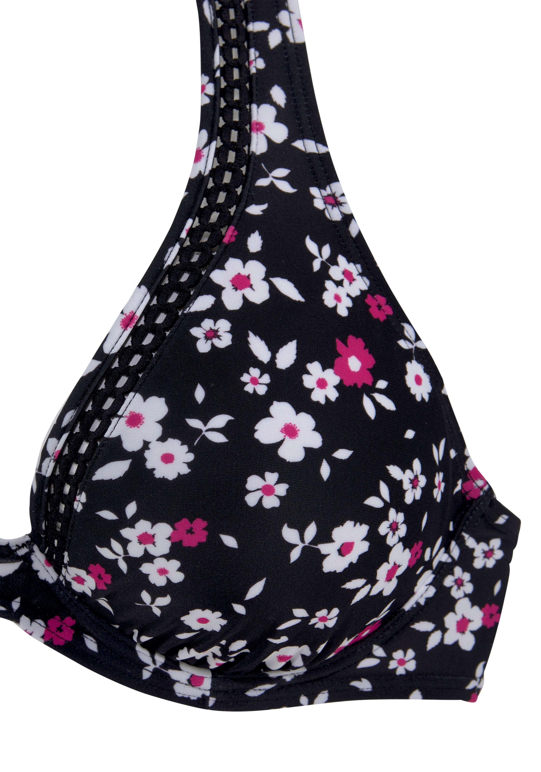 LASCANA Triangel Bikini i sort