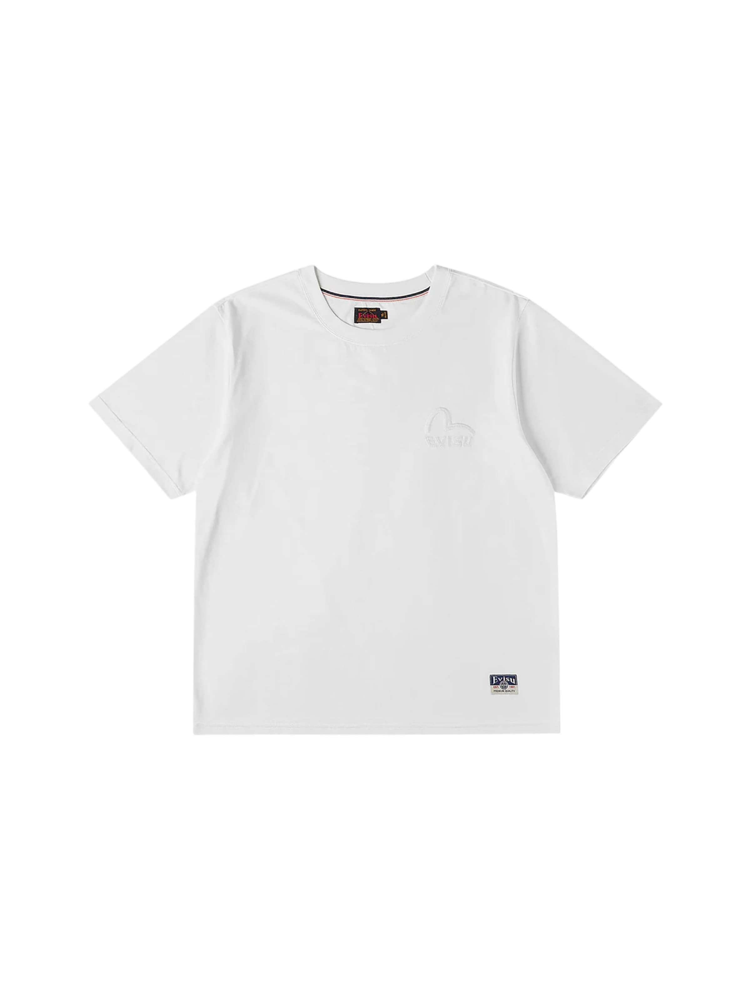Evisu - Camisa em branco: frente