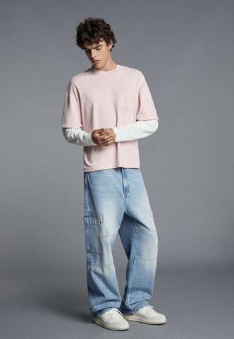 Bershka Baggy Cargo farmer - kék