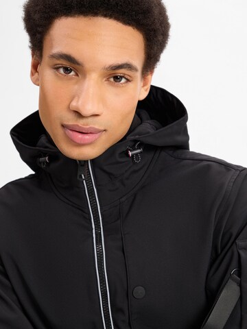 TOM TAILOR Functionele jas in Zwart