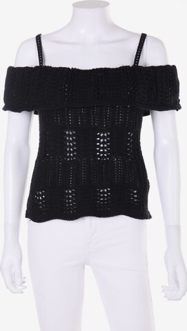 TOPSHOP Stricktop M in Schwarz: predná strana