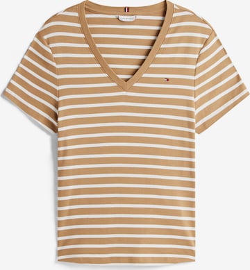 Tommy Hilfiger Curve Футболка в Коричневый: спереди