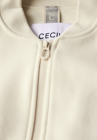 CECIL Blouson in Woll-Optik in Beige