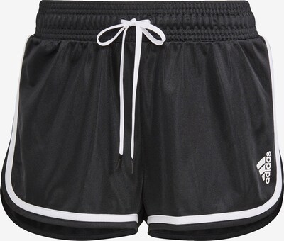 ADIDAS PERFORMANCE Workout Pants in Black / White, Item view