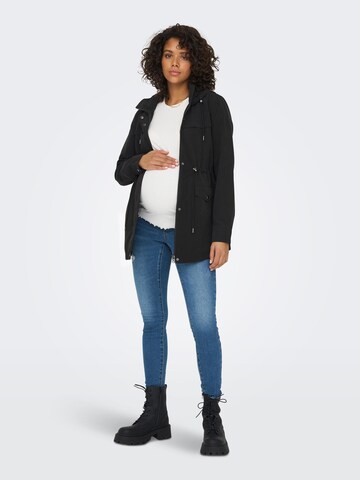Only Maternity Přechodová parka – černá