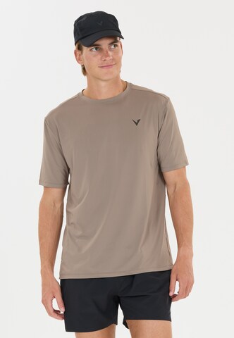 Virtus T-Shirt 'Califo' in Braun: Vorderseite