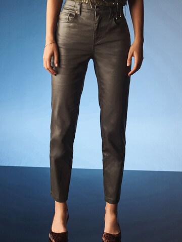 Next Loosefit Jeans i grön