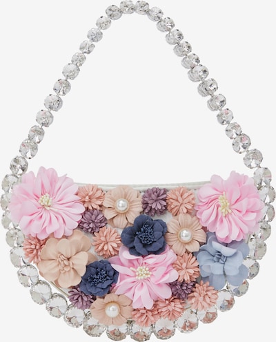 Rankinė iš KRZY, spalva – tamsiai mėlyna / pastelinė mėlyna / lašišų spalva / rožių spalva, Prekių apžvalga