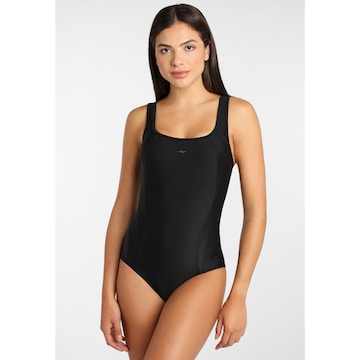 KangaROOS Bustier Shapingbadeanzug in Schwarz: predná strana