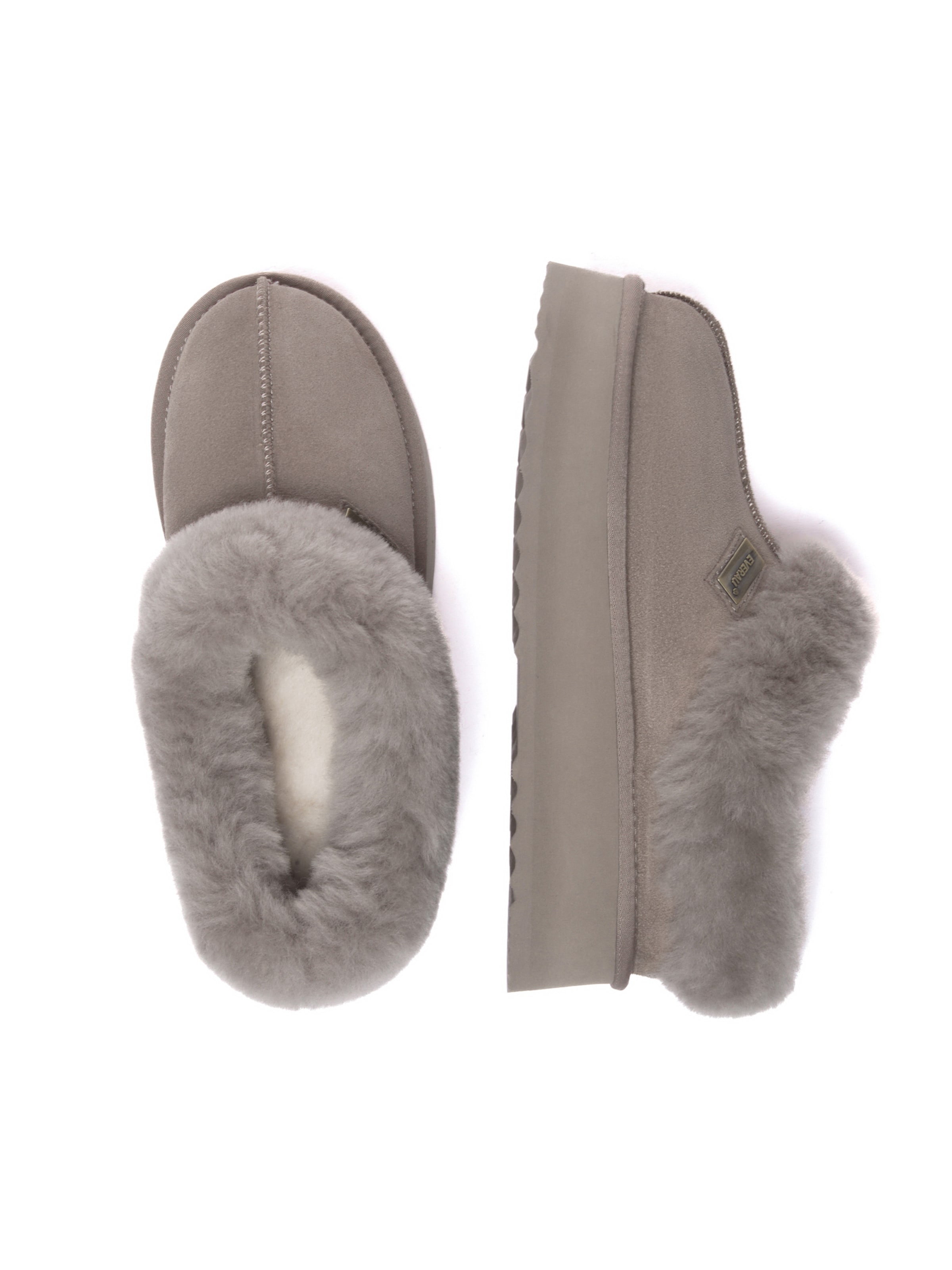 Everau Papuče 'Topknot' - Sivá