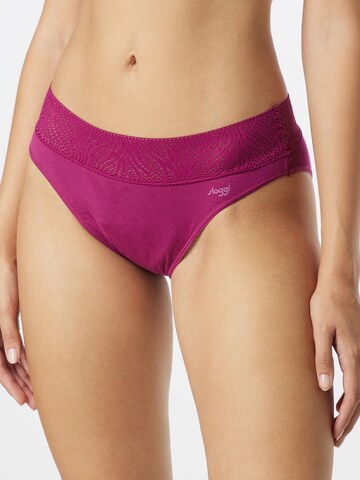 SLOGGI Panty 'Period Pants' in Purple: front