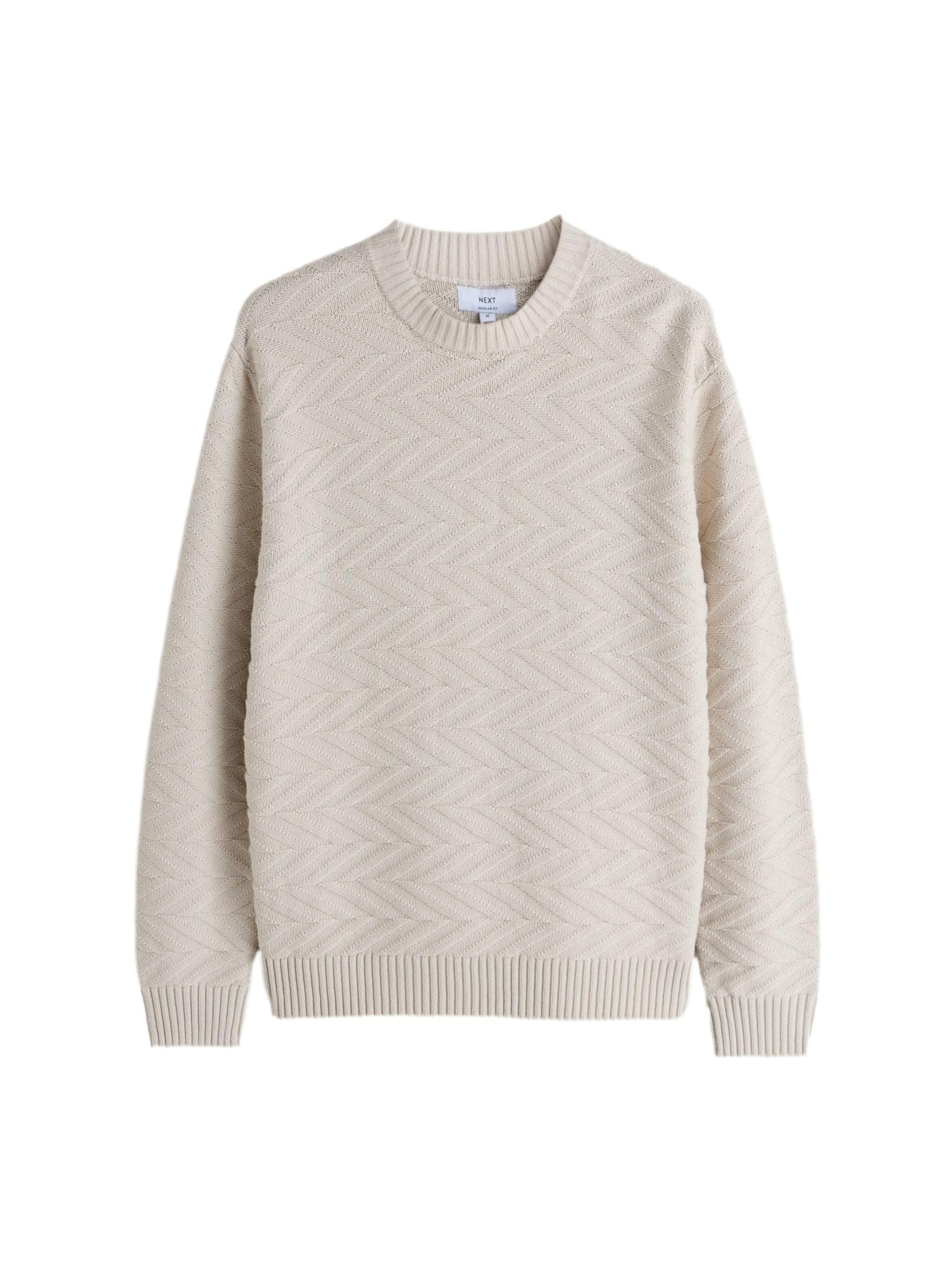 Next Pulóver - fehér: elől