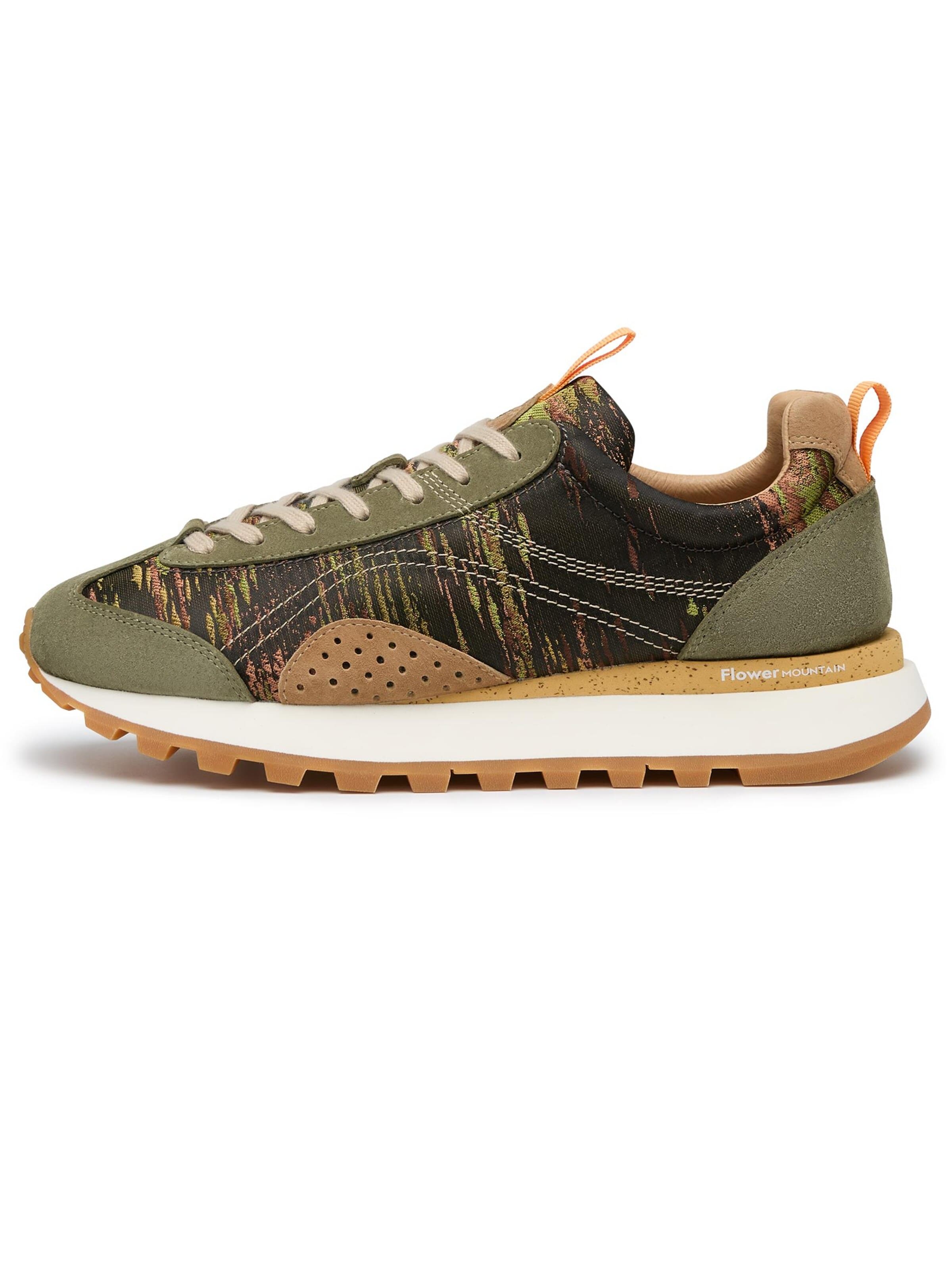 Flower Mountain Sneakers laag 'NEW ASUKA' in Groen: voorkant