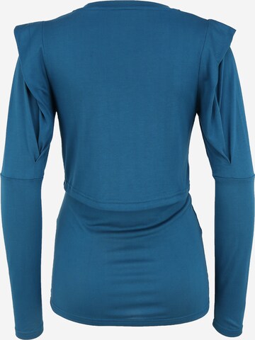 MAMALICIOUS Shirt 'Saxony' in Blue