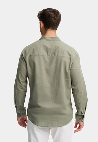 INDICODE JEANS Regular Fit Hemd ' Ceppo ' in Grün