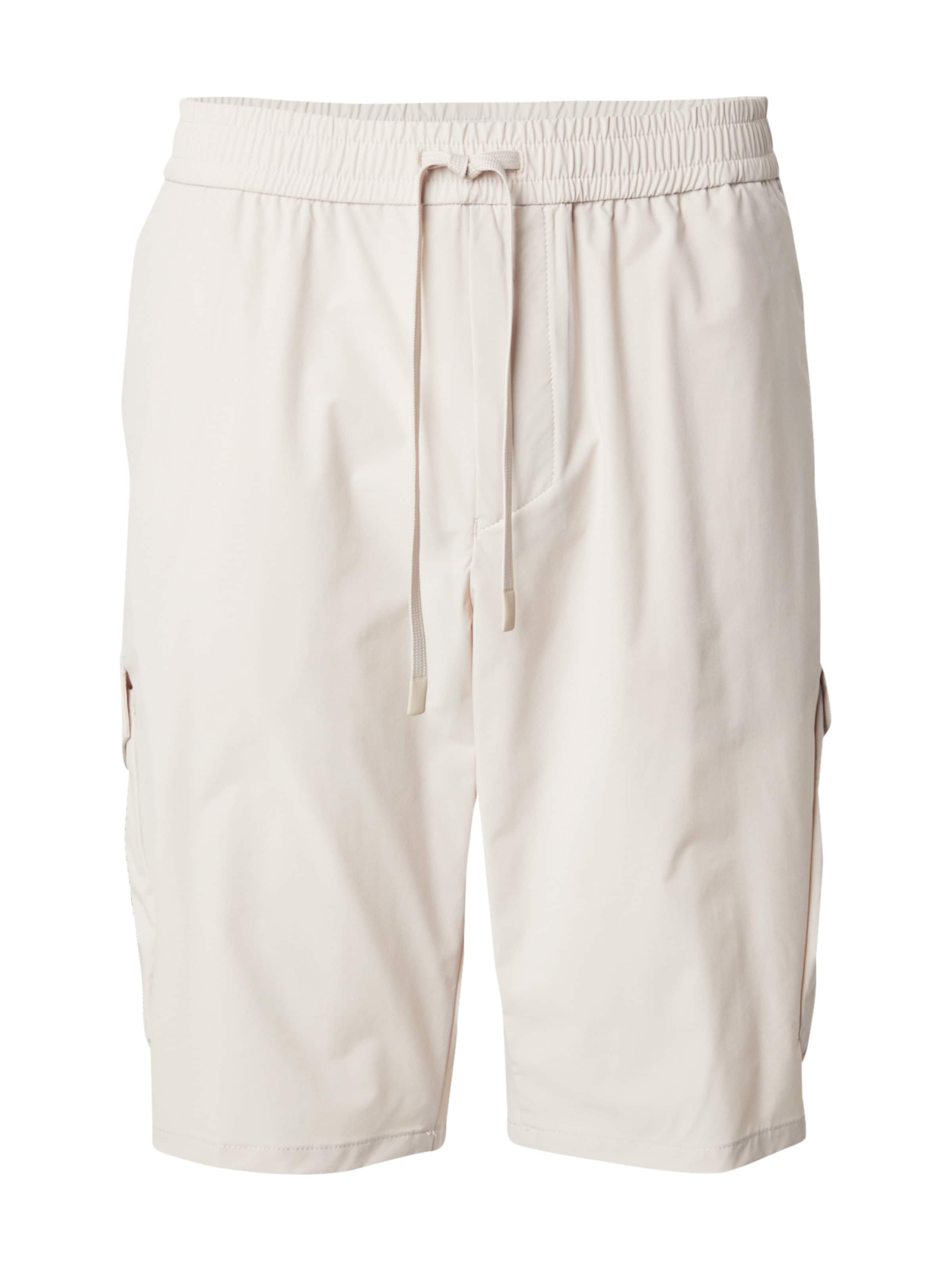 BOSS Regular Cargo Pants 'Urbanex' in Beige: front