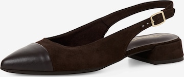 Ballerines Tamaris en marron : devant