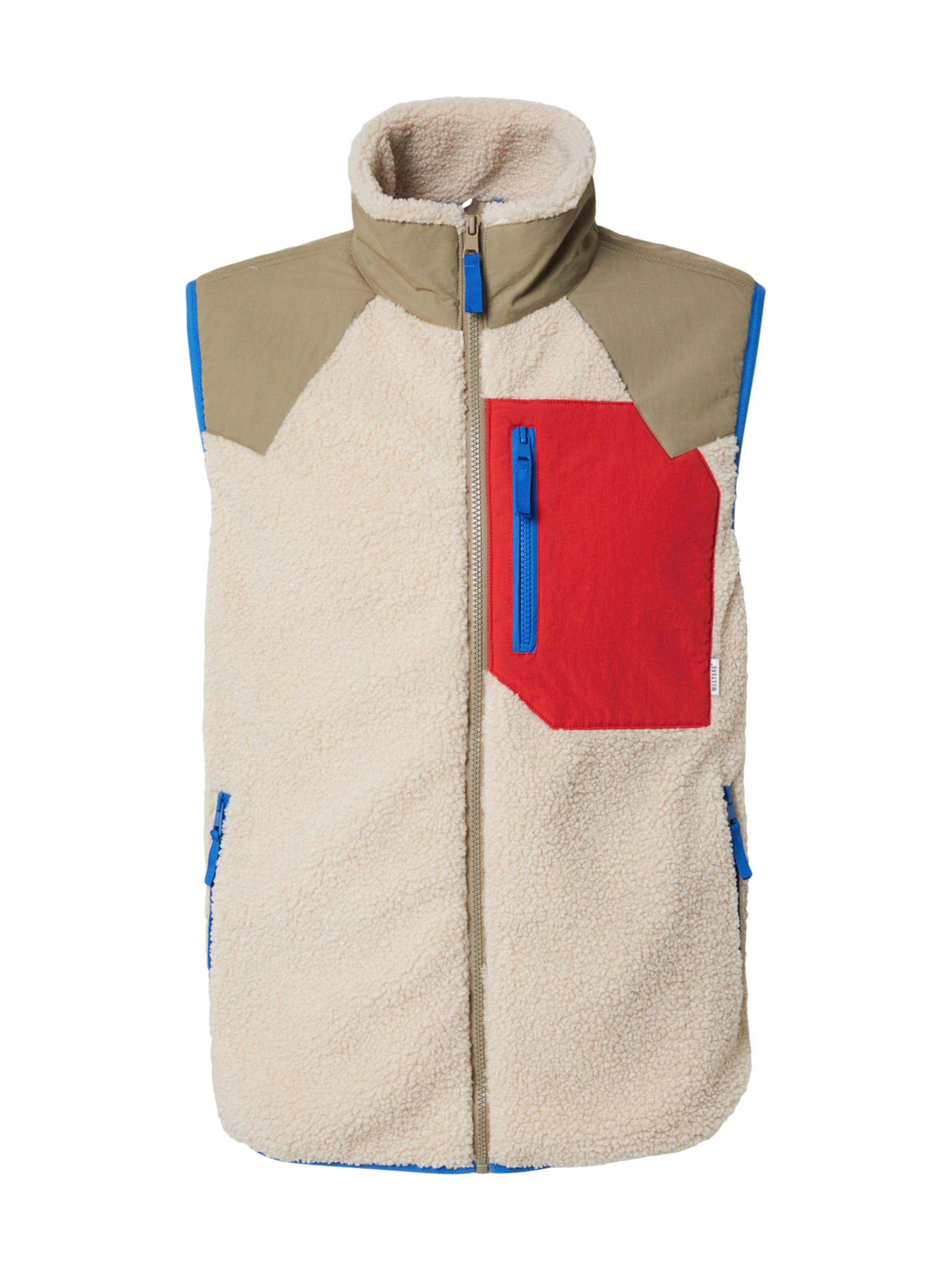 MUSTANG Γιλέκο 'WESTON' σε μπεζ: μπροστά