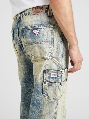 GUESS Originals Regular Карго дънки 'GO' в синьо