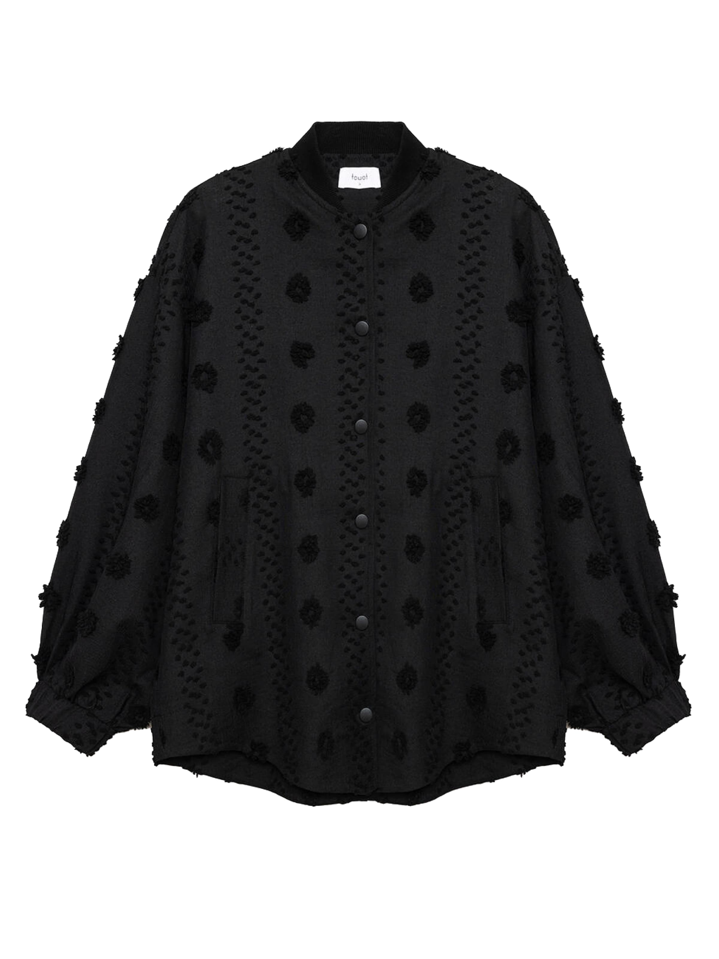 Touche Prive Between-Season Jacket in Black: front