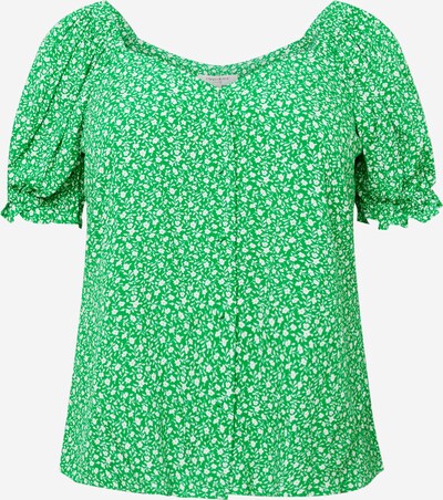 Forever New Curve Bluse 'Marisa' in grün / weiß, Produktansicht