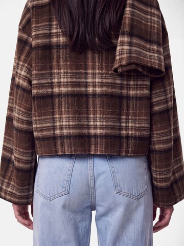 PIECES Jacke 'AMALIA ' in Braun