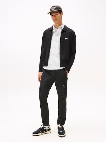 Tapered Pantaloni cargo 'Scanton' di Tommy Jeans in nero