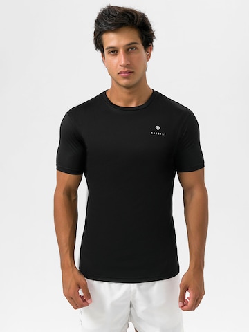 T-Shirt fonctionnel MOROTAI en noir : devant