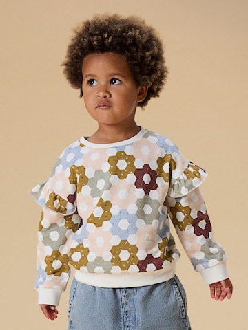 Lil'Atelier Sweatshirt i hvid: forside