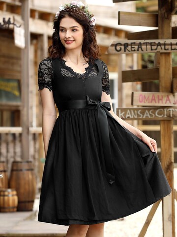Yesfashion Dirndl in Black