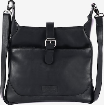 Benthill Schultertasche in Schwarz: Vorderseite