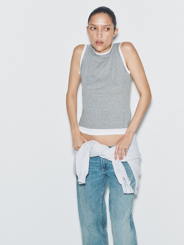 The Set Shirt in Grijs: voorkant