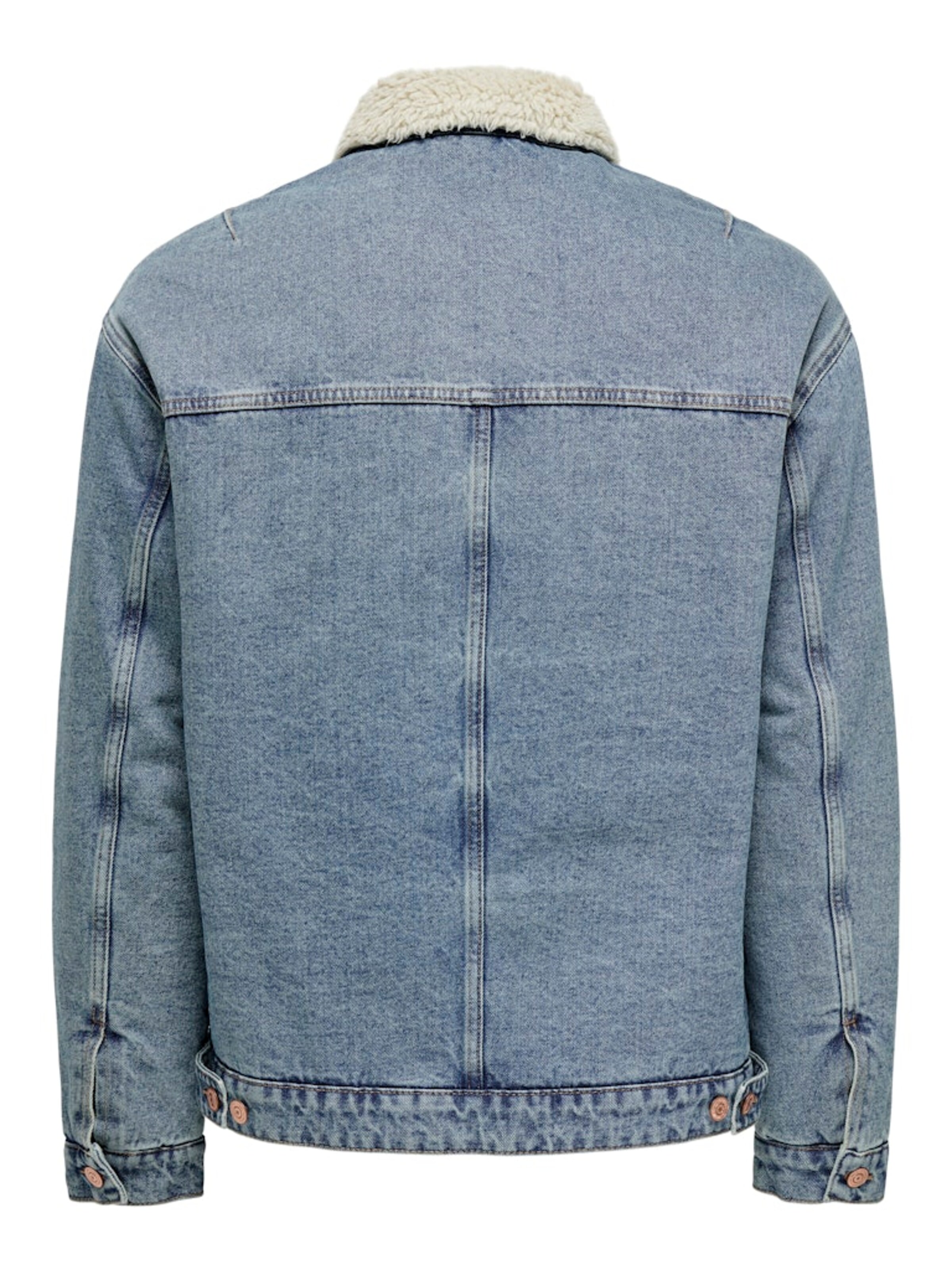 Only & Sons Φθινοπωρινό και ανοιξιάτικο μπουφάν 'ONSWILSON' σε μπλε