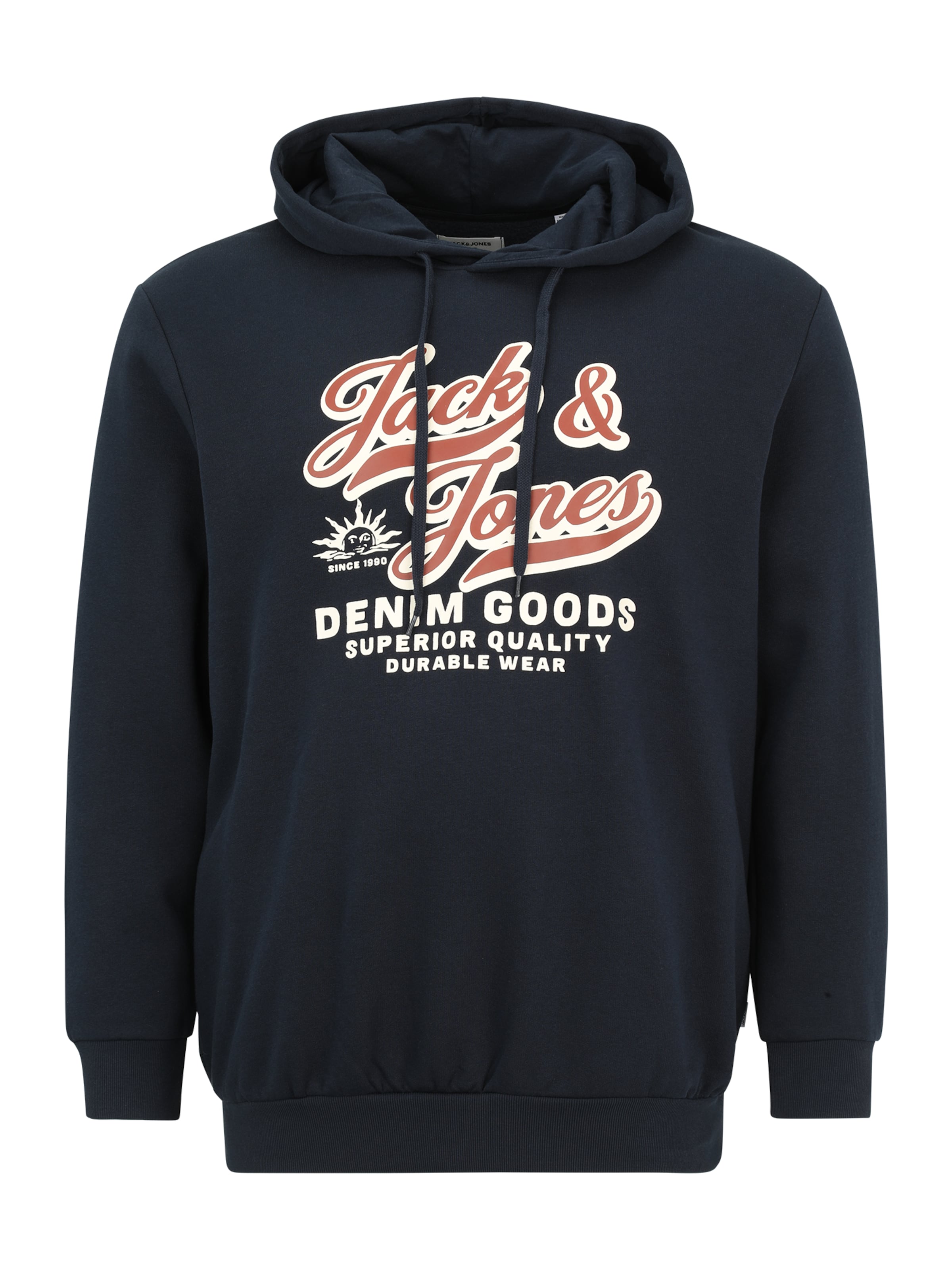 Jack & Jones Plus Μπλούζα φούτερ σε μπλε: μπροστά