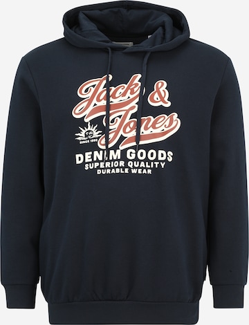 Jack & Jones Plus Свитшот в Синий: спереди