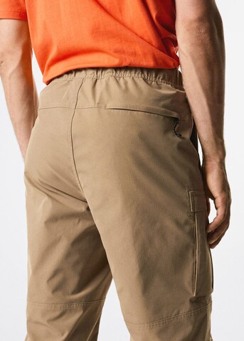 MANGO MAN Regular Athletic Pants 'Astorgl' in Beige