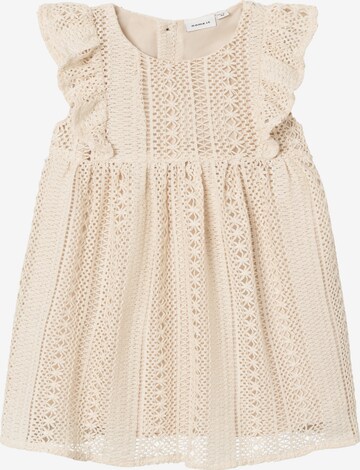 Robe 'Hisilka' NAME IT en beige : devant