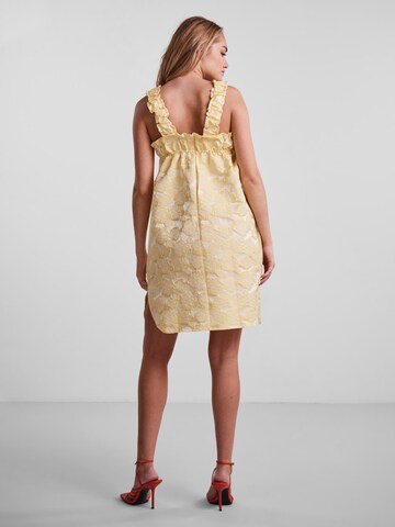 PIECES Dress 'Julia' in Yellow