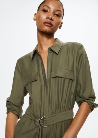 MANGO Jumpsuit 'Smile' in Groen