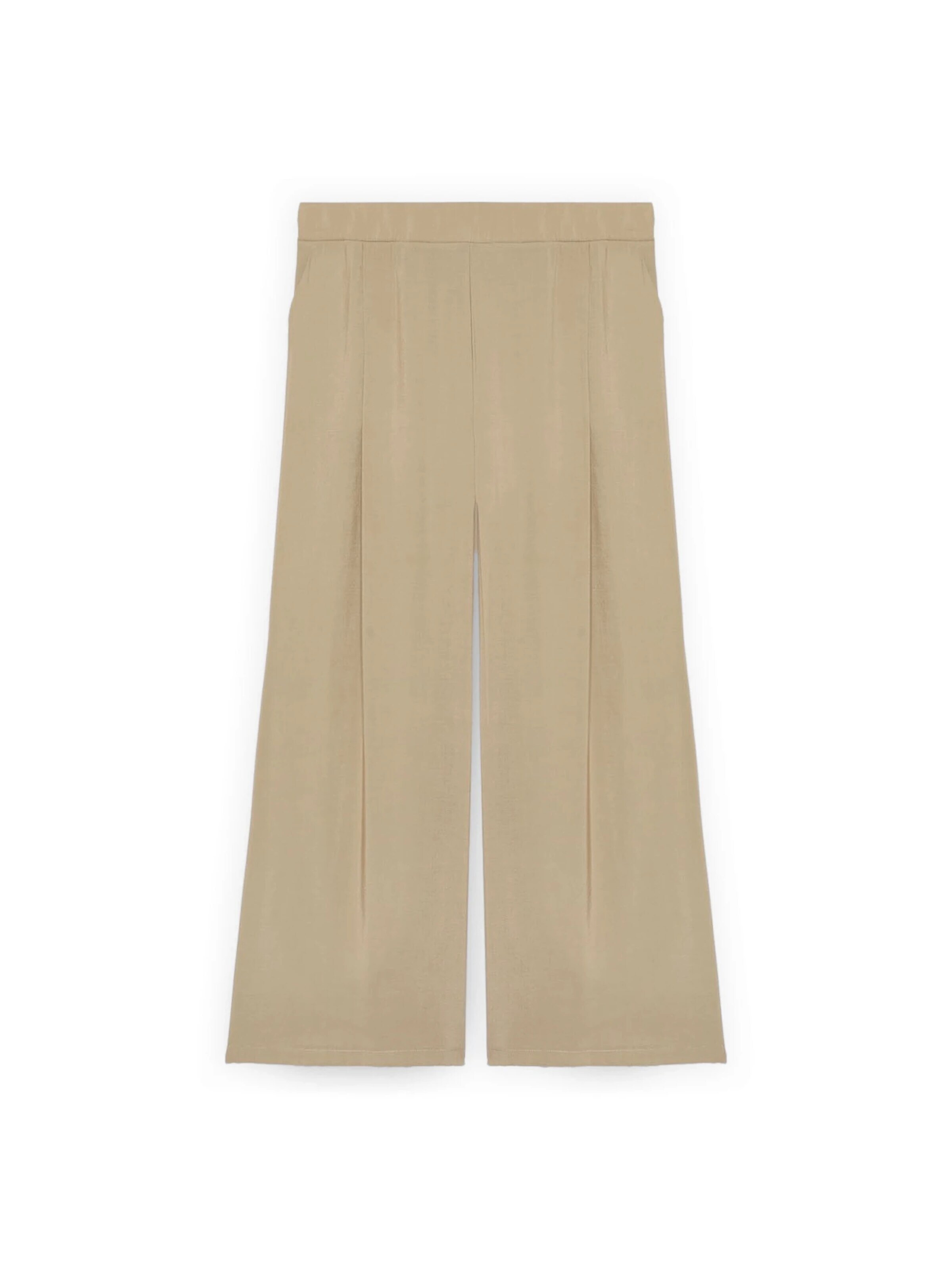 Flared Pantaloni di Fiorella Rubino in beige: frontale