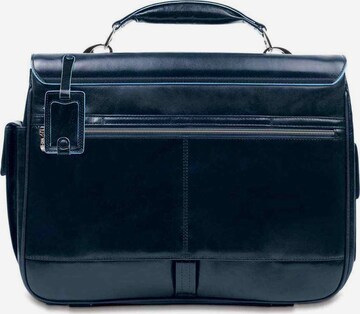 Piquadro Document Bag 'Blue Square' in Blue