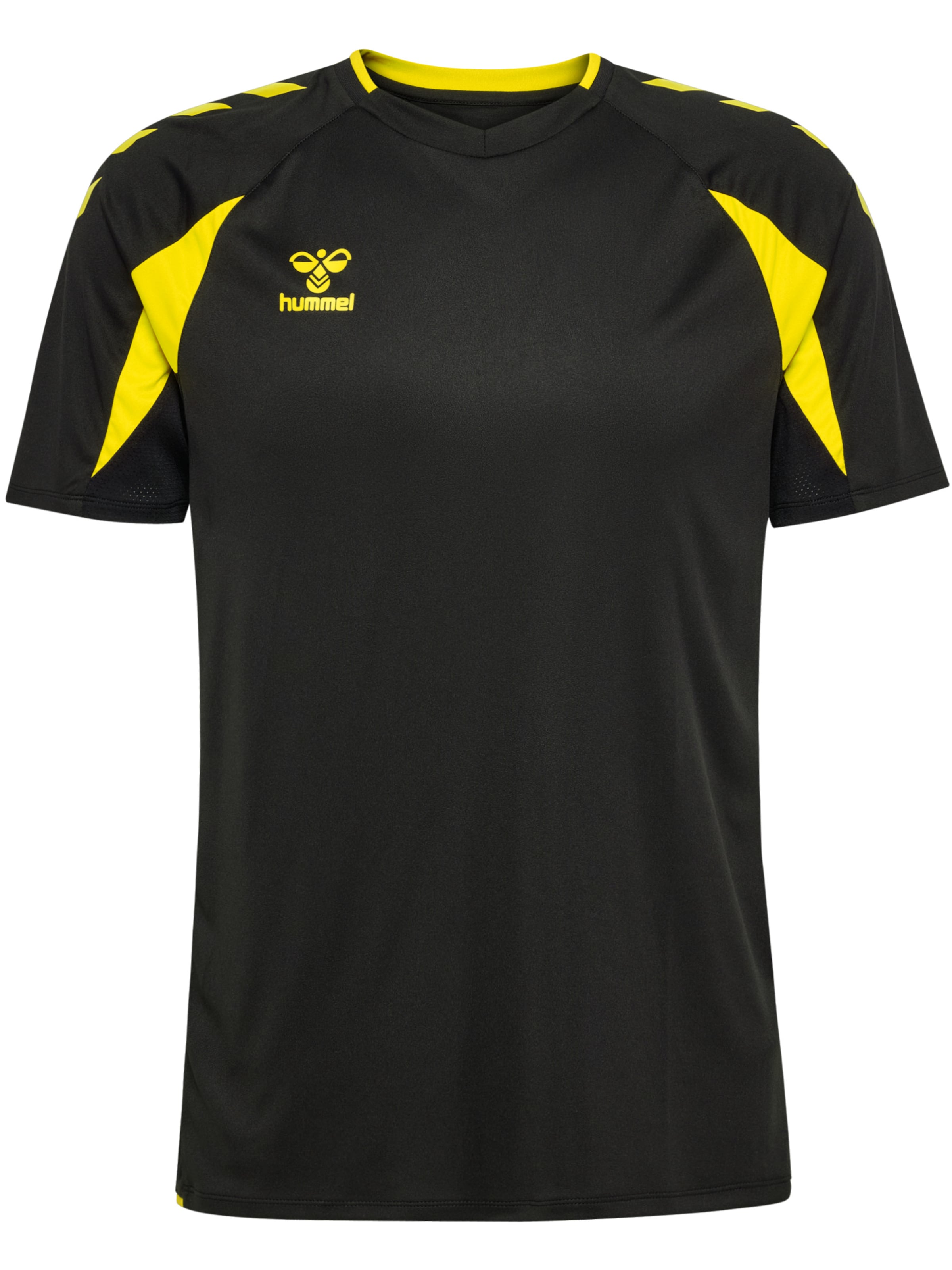 T-Shirt fonctionnel Hummel en noir : devant
