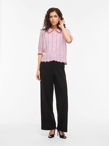 VILA Gebreid vest 'VIZinnia' in Roze