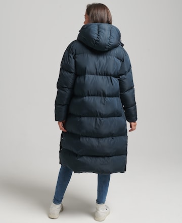 Superdry Wintermantel in Blauw