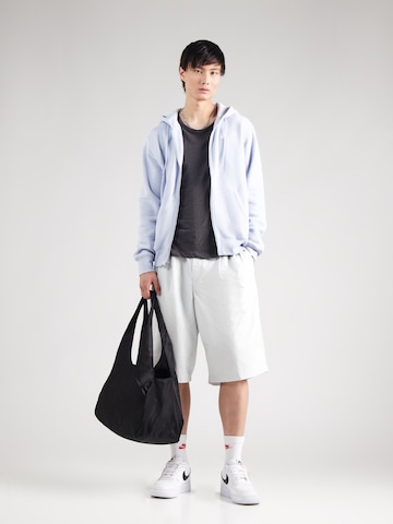 Nike Sportswear Sweat jacket 'CLUB' in Grey