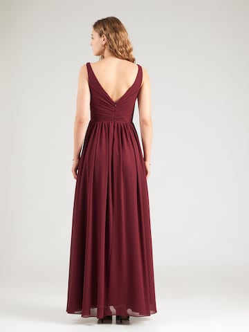 mascara - Vestido de noche en rojo